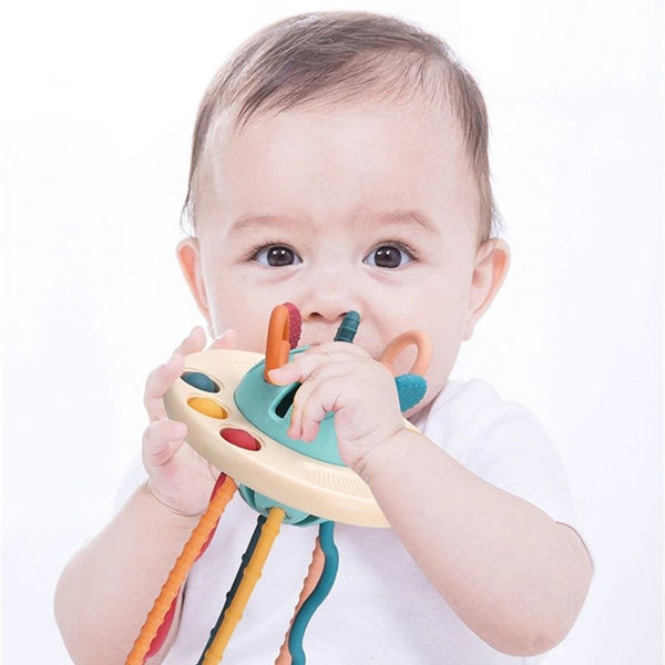 1 pièce, nouveau jouet de dentition pour bébé, jouet de dentition pour  bébés de 6 à 18 mois, jouet à mâcher pour bébé pour garçons et filles, jouet  en silicone en forme