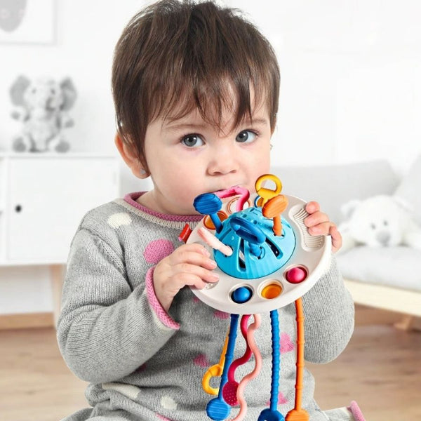 1 pièce, nouveau jouet de dentition pour bébé, jouet de dentition pour  bébés de 6 à 18 mois, jouet à mâcher pour bébé pour garçons et filles, jouet  en silicone en forme