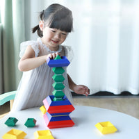 BlocksMind™, jouet de construction pour enfants favorisant la créativité et la concentration. Kit en plastique ABS sans BPA pour +3 ans, idéal pour développer la motricité fine et la coordination œil-main.