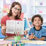 Ensemble MagicBook avec stylo magique pour l'apprentissage et perfectionnement de l'écriture destiné aux enfants de 3 à 9 ans, incluant des cahiers pour l'alphabet, les nombres, les mathématiques et le dessin, ainsi qu'un correcteur de posture. Conçu pour améliorer l'écriture illisible, le maintien du stylo, pallier la dyslexie et les troubles de concentration.