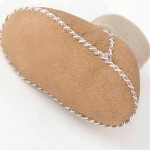 WintyShoes™ Chaussures d'hiver en cuir et laine pour bébé